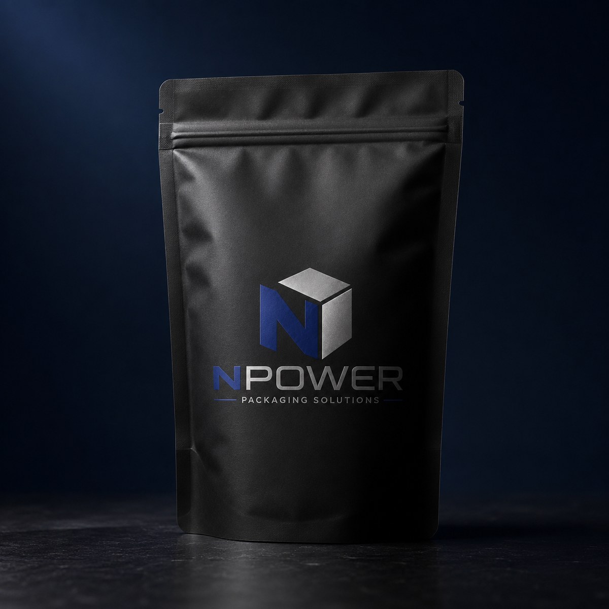 NPower-branded stand-up flexible pouch