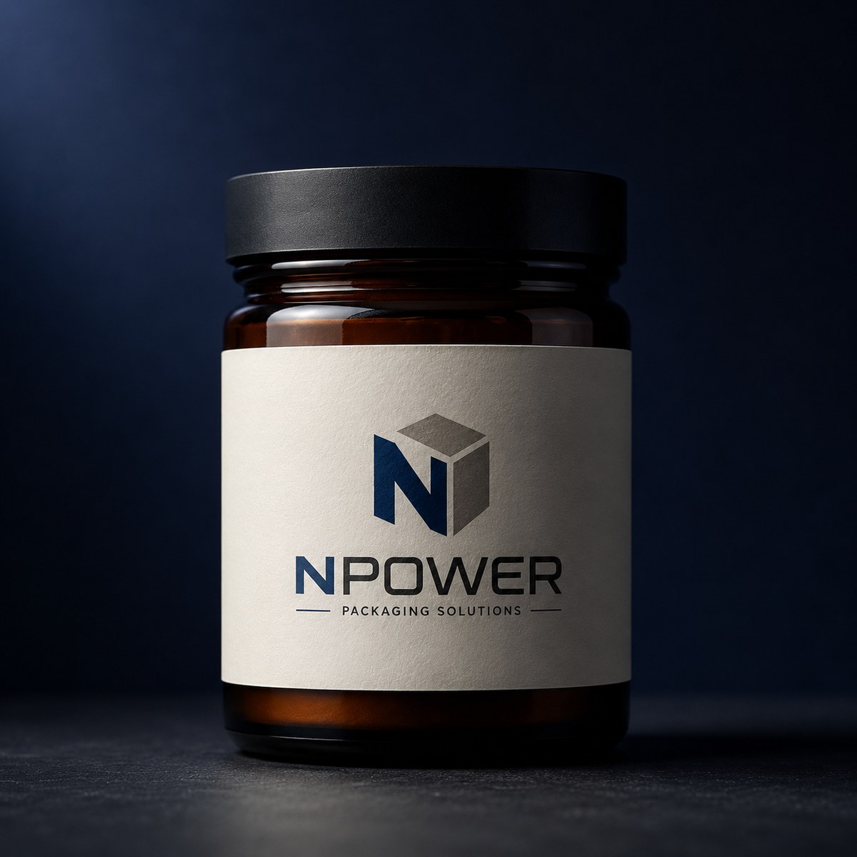 NPower-branded label on a packaging jar